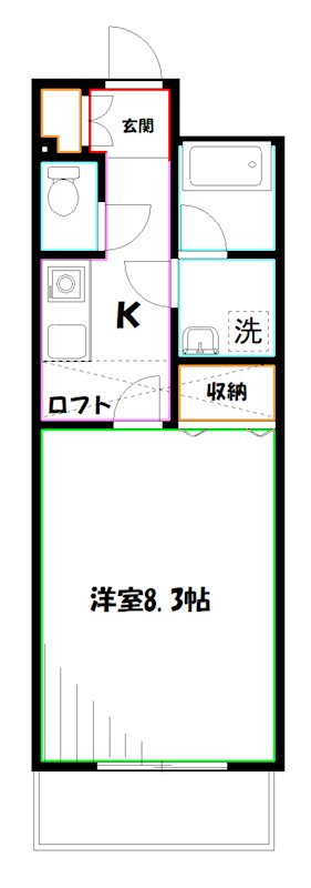 ハイツけやき七番館  間取り