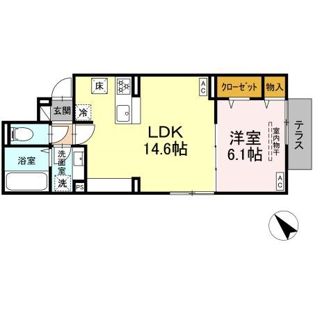 レーヴェ前原町 間取り