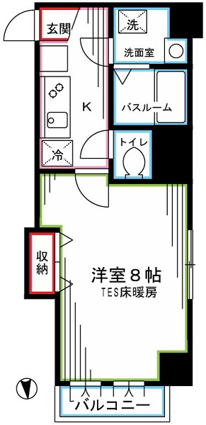 レジディア国分寺 間取り