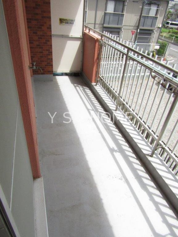 原島ハイツ ベランダ