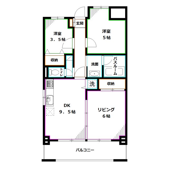 サニーヒルズ荻窪 間取り