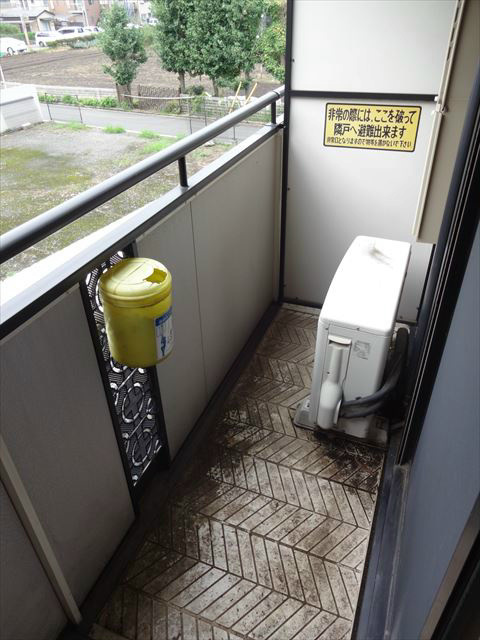 ハーフムーン　 ベランダ