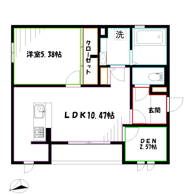サンクアン吉祥寺 間取り