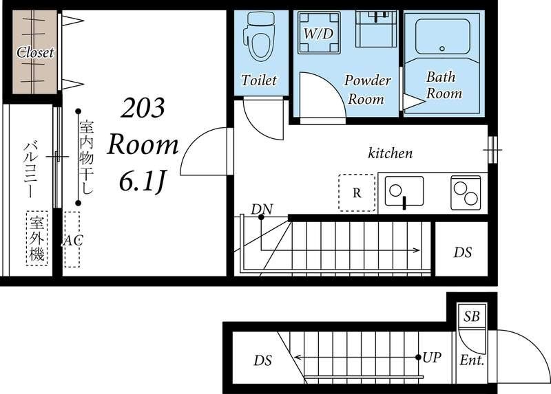 リブリ・Felice国立 間取り図