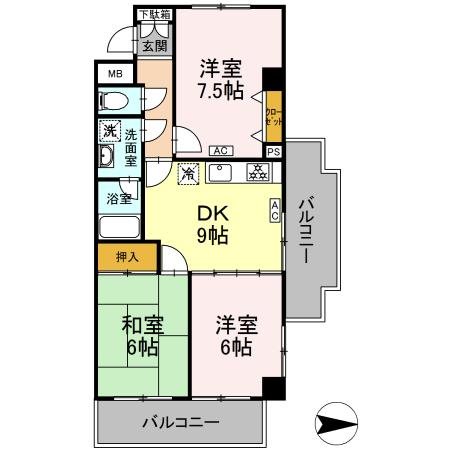 エスポワール小金井 間取り