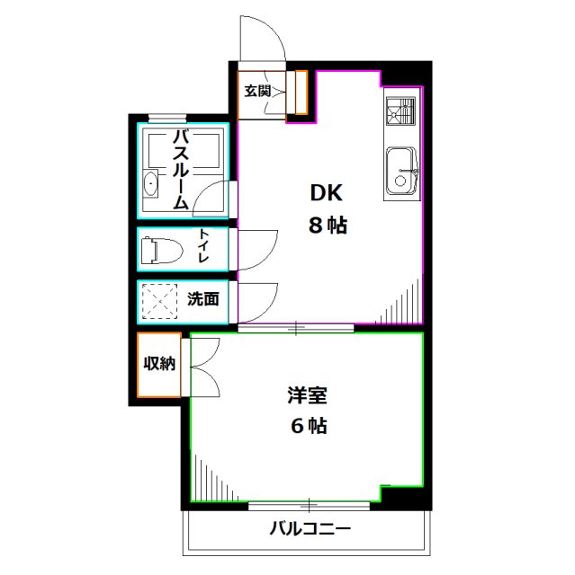 ノーブルヴィサージュ武蔵境 間取り