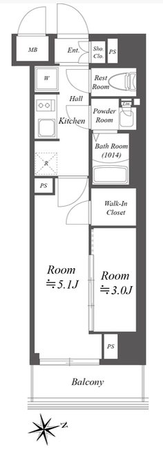 ブランシエスタ荻窪 間取り