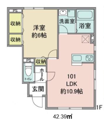 イーストアウルA 間取り