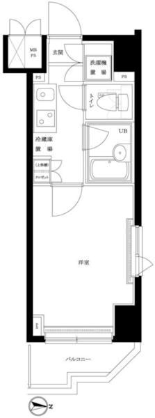 ルーブル中野新橋参番館  間取り
