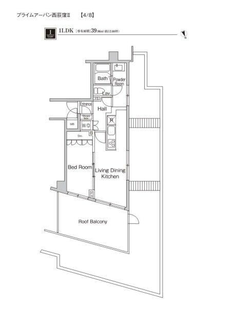 プライムアーバン西荻窪Ⅱ 間取り