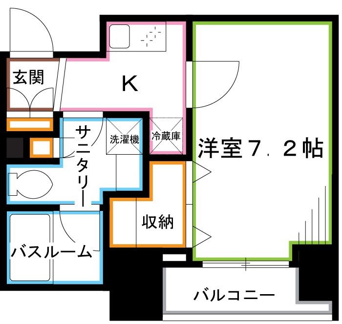 メインステージ西荻窪Ⅱ 間取り