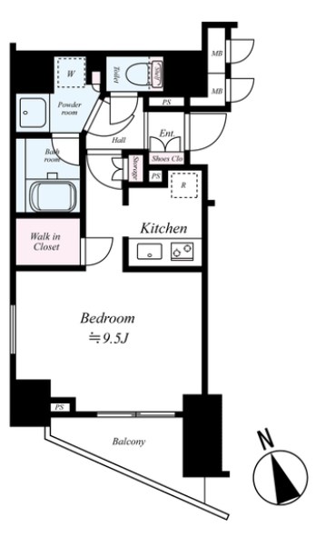メインステージ西荻窪Ⅱ 間取り