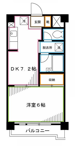 サンハイツ新井 間取り