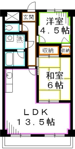シャルマンコーポ壱番館 間取り