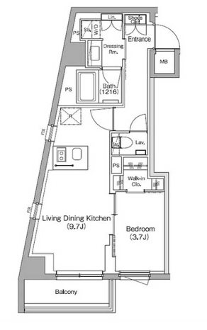 ザ・パークハビオ中野新橋 間取り