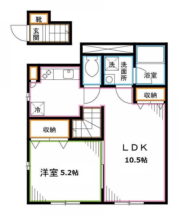BHテラス江古田 間取り