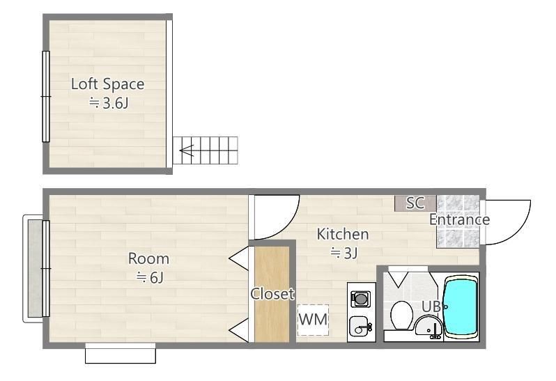スカイビュー本多 間取り