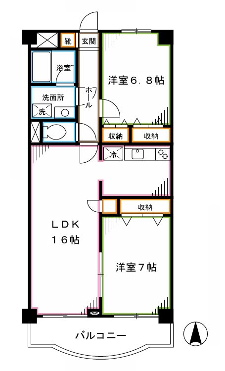 ミレニアム中野 間取り