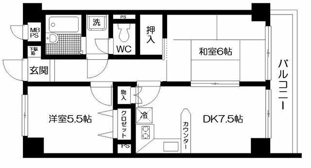 日神パレス立川 間取り
