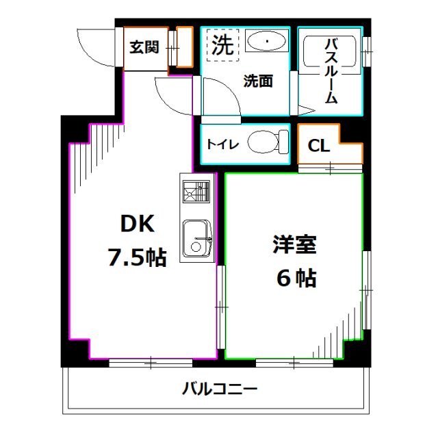 ドエル三鷹 間取り図