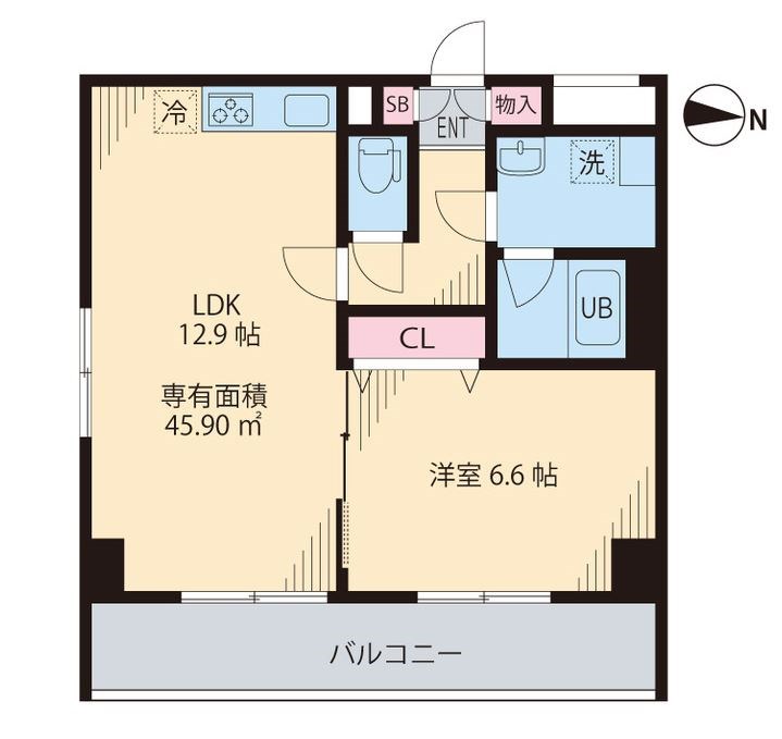 クレストヒル桃ケ丘 間取り