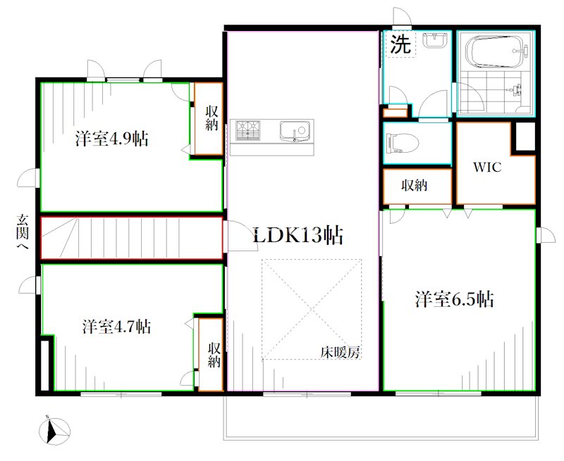 ハウスペンギン 間取り