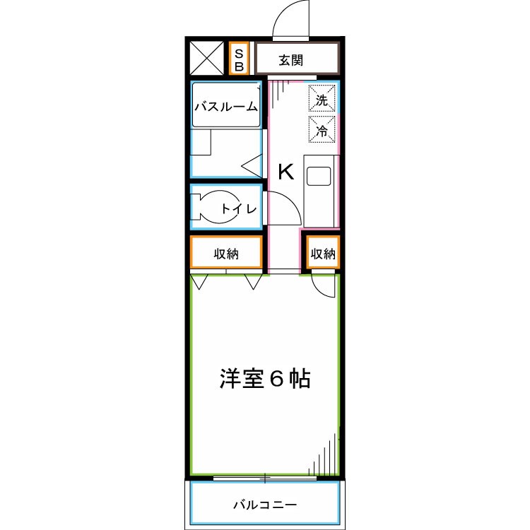 ヴィラ国分寺 間取り