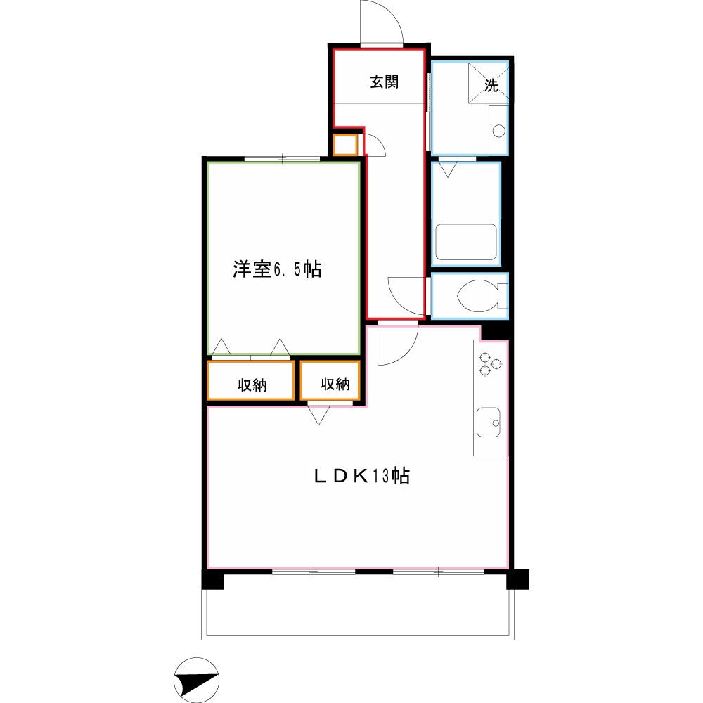 コーポレート武蔵境 間取り
