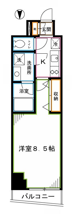 LUMEED中野坂上 間取り