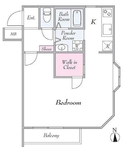 ル・リオン中野白鷺 間取り図