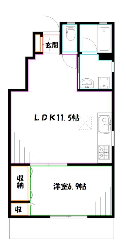 セントノース(St.North） 間取り