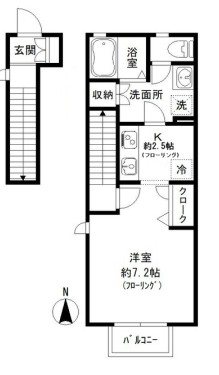 クレール国立 間取り