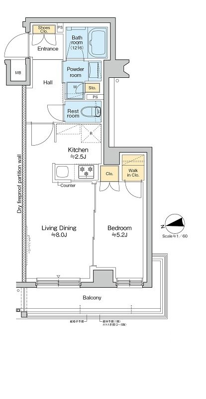 RESIDENCE KOENJI 間取り