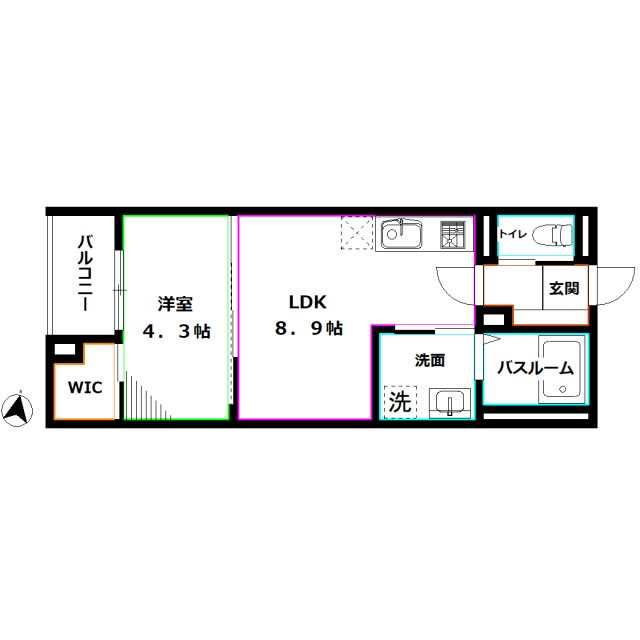 （仮称）東京都練馬区上石神井南町③計画 間取り