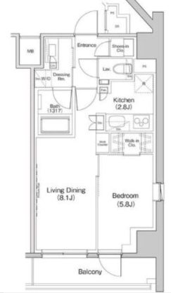 ザ・パークハビオ中野富士見町ガーデン 間取り