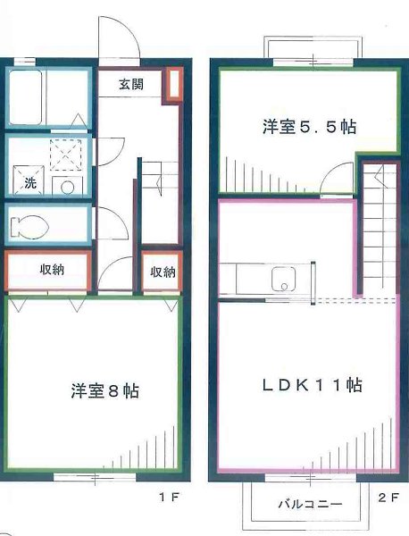 ハリーズポート   間取り
