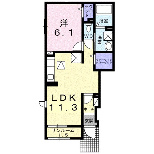 ＠HOME吉祥寺通り  間取り