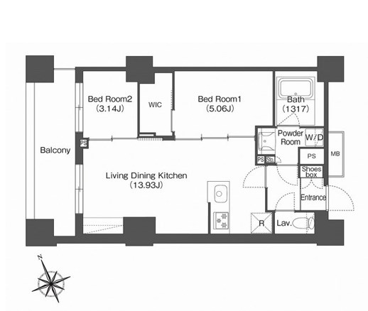 コンフォリア西荻窪 間取り