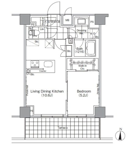 ザ・パークハビオ高円寺  間取り