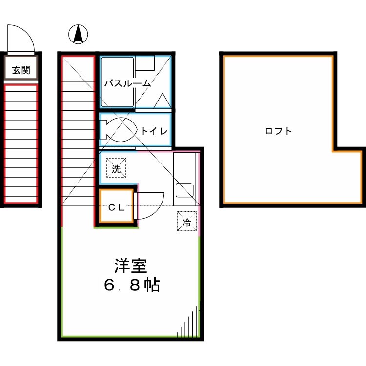 ソレイユ西国分寺 間取り