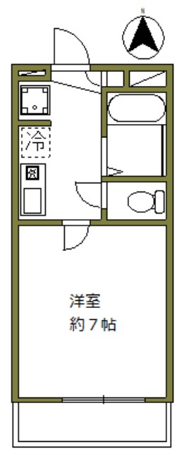 フラットイノカシラ 間取り