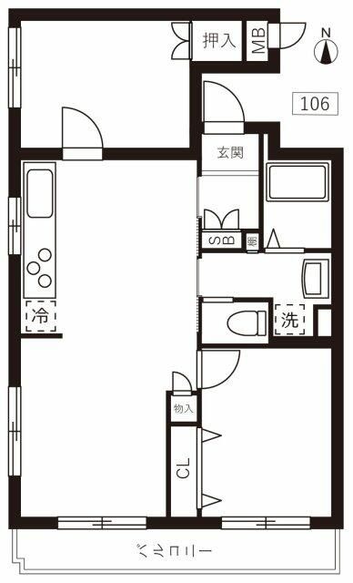 エマーレ国立 間取り