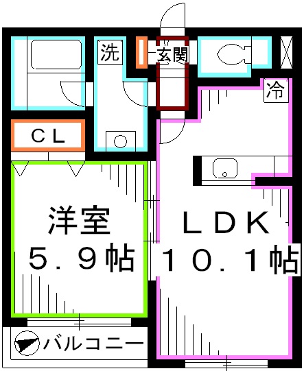 フェンネル浜田山 間取り