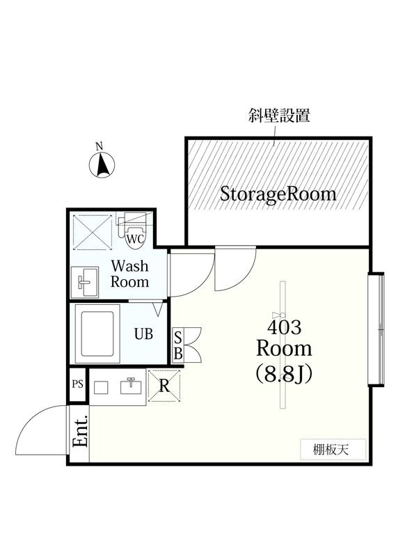 CICADA RESIDENCE OGIKUBO 間取り