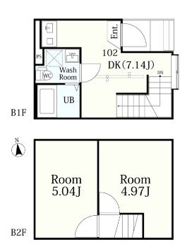 CICADA RESIDENCE OGIKUBO 間取り