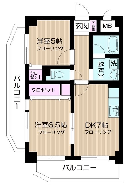 ルーセント方南 間取り