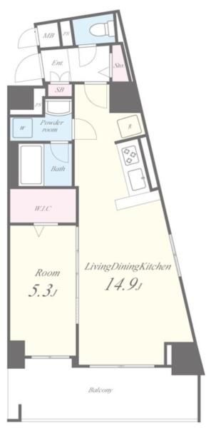 Ｍｏｎｔｅ　Ｈ・Ｋ 間取り