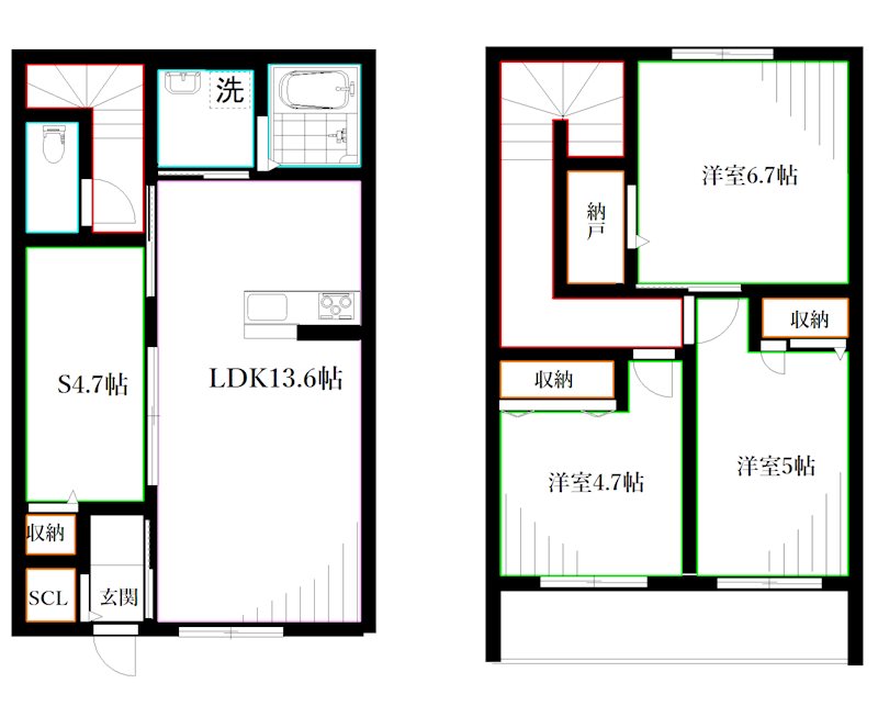 CLAIR HEIM     間取り