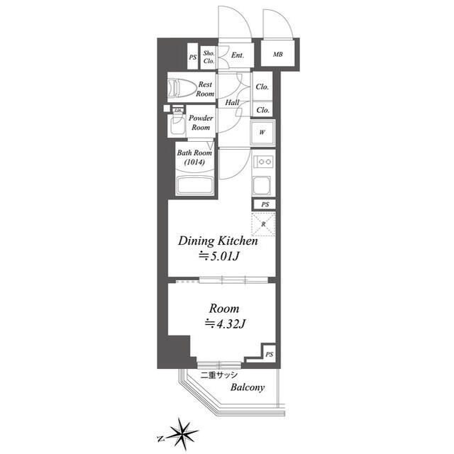 ブランシエスタ荻窪 間取り