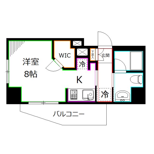 スパシエ国立矢川ステーションプラザ 間取り
